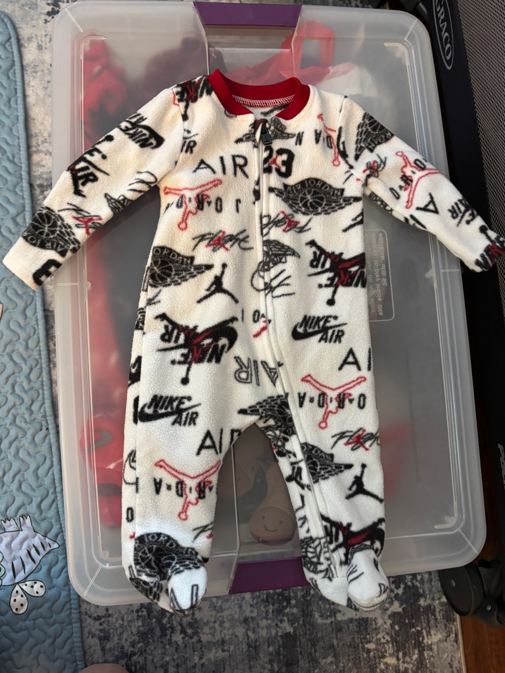 Nike Air Jordan Fleece Footie Pajamas